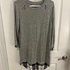 Maurices Heather Gray Knit Dress